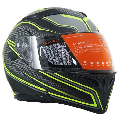 [06-01-014] VG CASCO Modelo 169 TALLA L NEGRO C/GRIS Y VERDE